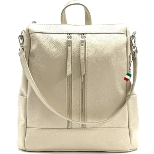 Florence Rucksack Damen Echtleder Cityrucksack beige ORF100I