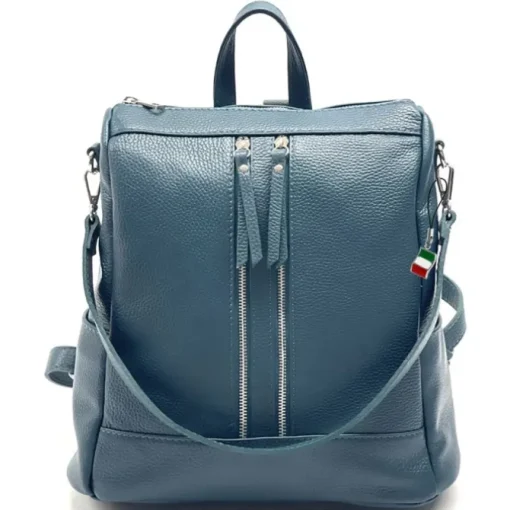Florence Rucksack Damen Echtleder Cityrucksack türkis ORF100T