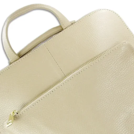 Florence Rucksack Damen Echtleder Cityrucksack beige ORM103I
