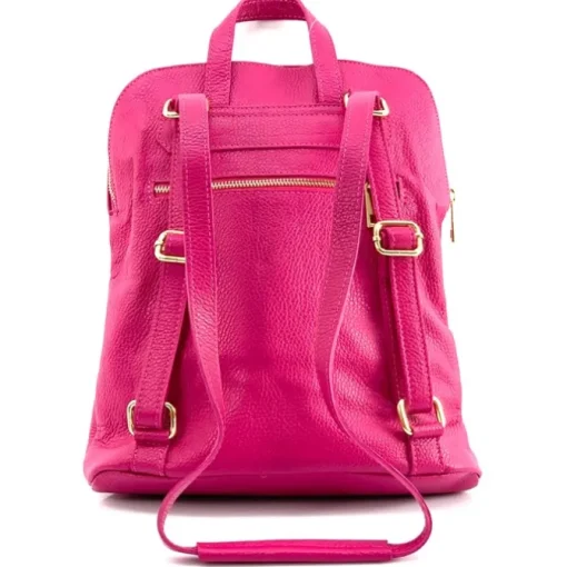 Florence Rucksack Damen Echtleder Cityrucksack fuchsia OTF610P