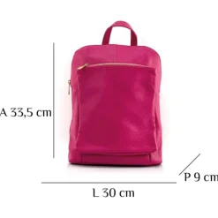 Florence Rucksack Damen Echtleder Cityrucksack grün OTF610G