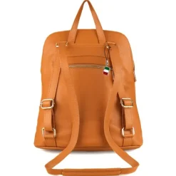 Florence Rucksack Damen Echtleder Cityrucksack tan OTF610N
