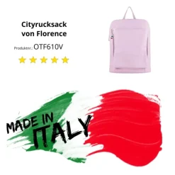 Florence Rucksack Damen Echtleder Cityrucksack flieder OTF610V