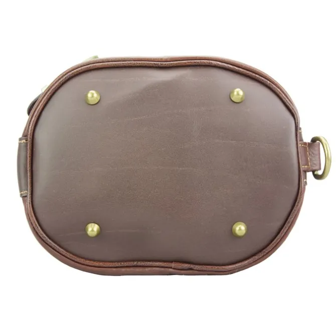 Florence ,Rucksack wandelbar Damen Handtasche Leder braun OTF104N