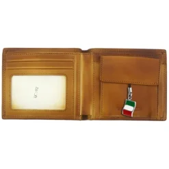 Florence Vintage Portemonnaie Echtleder cognac Brieftasche OPF100C