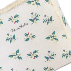 Frida Kahlo Damen Henkeltasche Canvas Tasche natur, dunkelgrün OTI800I
