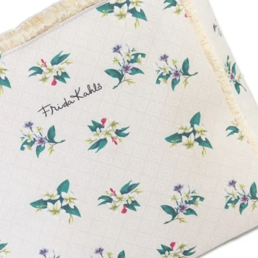 Frida Kahlo Damen Henkeltasche Canvas Tasche natur, dunkelgrün OTI800I