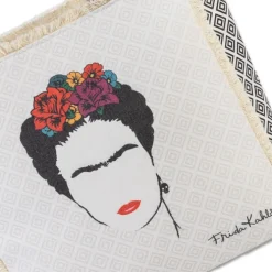 Frida Kahlo Damen Henkeltasche Canvas Tasche natur, schwarz OTI800N