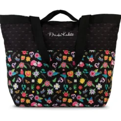 Frida Kahlo Damen Shopper Polyester Tasche schwarz OTI801S