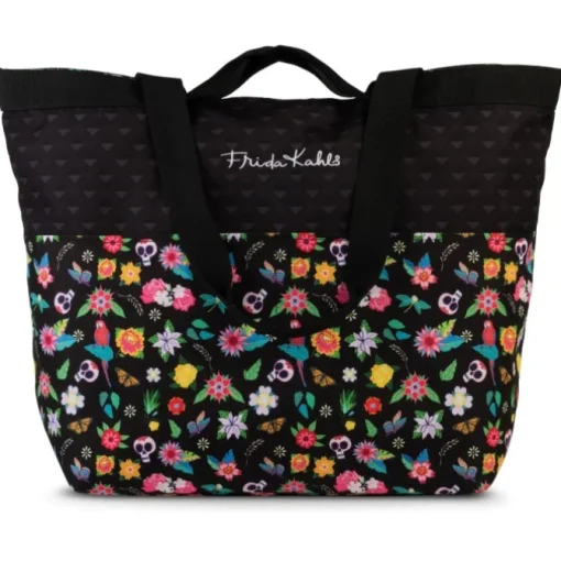 Frida Kahlo Damen Shopper Polyester Tasche schwarz OTI801S