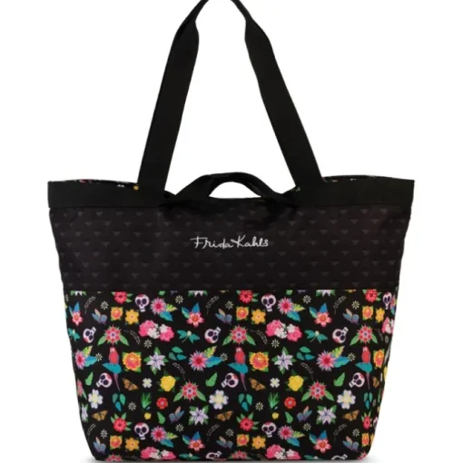 Frida Kahlo Damen Shopper Polyester Tasche schwarz OTI801S