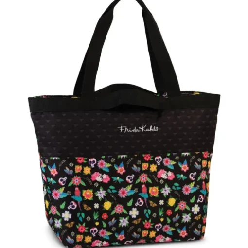 Frida Kahlo Damen Shopper Polyester Tasche schwarz OTI801S