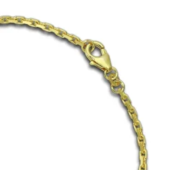 GoldDream Armband Anker diamantiert 333 Gold 18,5cm 8 Karat GDA0218Y