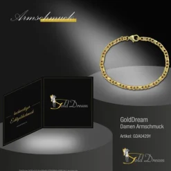 GoldDream Armband Dollar-Kette 333 Gelbgold Damen 19cm GDA0429Y