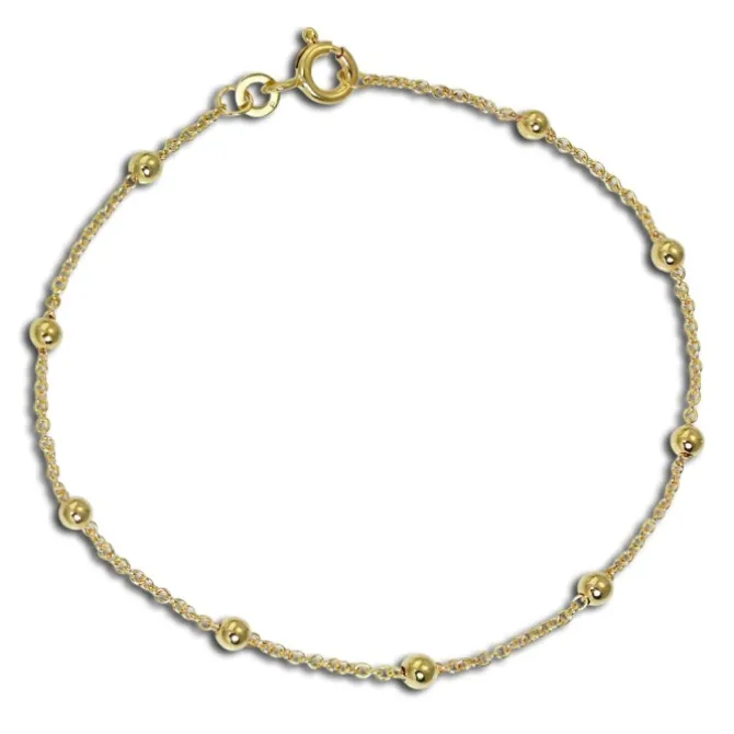 GoldDream Armband Kugeln 333 Gold 18,5cm 8 Karat Echtschmuck GDA0560Y