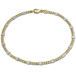 GoldDream Armband Plättchen 333 Gelbgold Damen 19cm 8 Karat GDA0049T