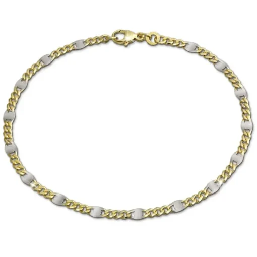 GoldDream Armband Plättchen 333 Gelbgold Damen 19cm 8 Karat GDA0049T