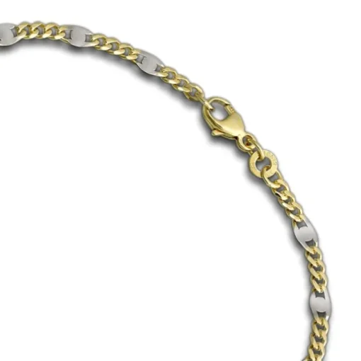 GoldDream Armband Plättchen 333 Gelbgold Damen 19cm 8 Karat GDA0049T
