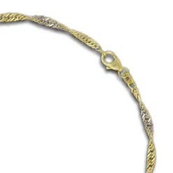 GoldDream Armband Singapur gedreht 333 Gold 19cm 8 Karat GDA0069Y