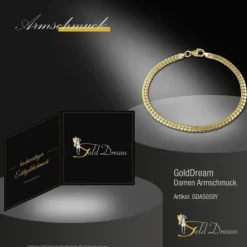 GoldDream Armband Square 333er Gold 19,5cm 8 Karat Damen GDA5059Y