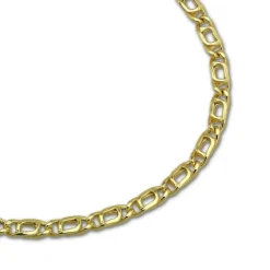 GoldDream Armband Tigerauge hohl 333 Gold 19cm 8 Karat GDA0339Y