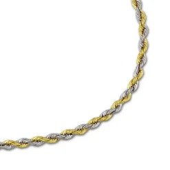 GoldDream Armband Zopf bicolor 333 Gold 19cm 8 Karat GDA0529T