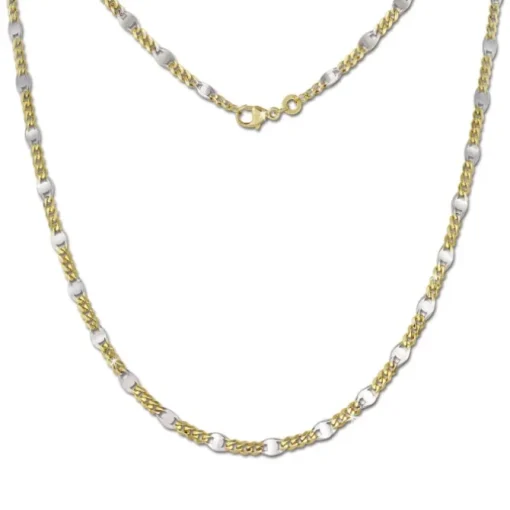 GoldDream Collier Kette Plättchen 333 Gelbgold Damen 45cm GDK00345T