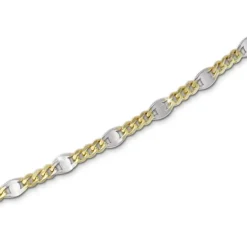 GoldDream Collier Kette Plättchen 333 Gelbgold Damen 45cm GDK00345T