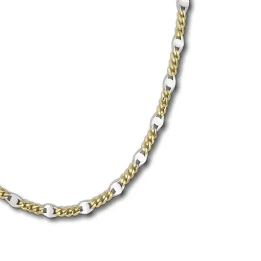 GoldDream Collier Kette Plättchen 333 Gelbgold Damen 45cm GDK00345T