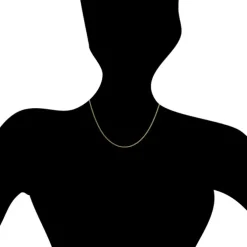 GoldDream Collier Kette Panzer 333 Gold Damen 45cm 8 Karat GDK00545Y