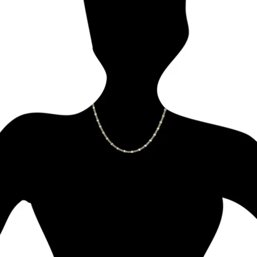 GoldDream Collier Kette Plättchen 333 Gelbgold Damen 45cm GDK00345T