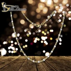 GoldDream Collier Kette Plättchen 333 Gelbgold Damen 45cm GDK00345T