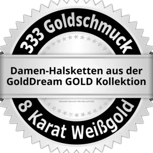GoldDream Collier Kette Plättchen 333 Gelbgold Damen 45cm GDK00345T