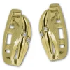 GoldDream Creole Classic oval Zirkonia Ohrring 333 Gold Echtschmuck GDO5627Y