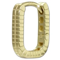GoldDream Creole eckig Karree Ohrring 333er Gelbgold Echtschmuck GDO5693Y