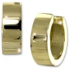 GoldDream Creole Glanz 13mm Ohrring 333er Gelbgold Echtschmuck GDO5668Y