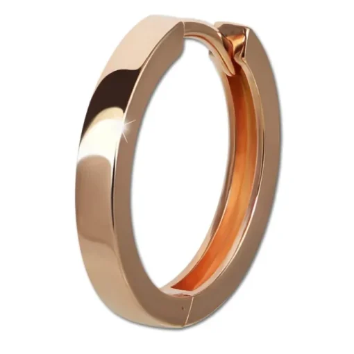 GoldDream Creole massiv Glanz 16mm Ohrring 333er Roségold Echtschmuck GDO5660E