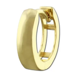 GoldDream Creole matt 13mm Ohrring 333er Gelbgold Echtschmuck GDO5141Y