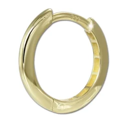 GoldDream Creole Shine 15mm Ohrring 333er Gelbgold Echtschmuck GDO5698Y