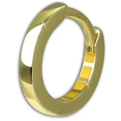 GoldDream Creole Simple 13mm Ohrring 333er Gelbgold Echtschmuck GDO5677Y