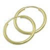 GoldDream Creole Simply 20mm Ohrring 333 Gelbgold Echtschmuck GDO0002Y