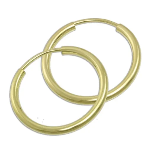 GoldDream Creole Simply 20mm Ohrring 333 Gelbgold Echtschmuck GDO0002Y