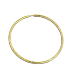 GoldDream Creole Simply 50mm Ohrring 333 Gelbgold Echtschmuck GDO0005Y
