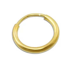 GoldDream Creole Simply 13mm Ohrring 333 Gelbgold Echtschmuck GDO00013Y