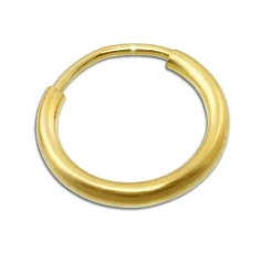 GoldDream Creole Simply 15mm Ohrring 333 Gelbgold Echtschmuck GDO00015Y
