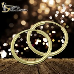 GoldDream Creole Simply 20mm Ohrring 333 Gelbgold Echtschmuck GDO0002Y