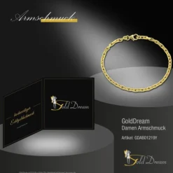 GoldDream Damen Armband 18,7cm Gelbgold 8 Karat GDAB01219Y