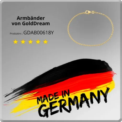 GoldDream Damen Armband 18,5cm Gelbgold 8 Karat GDAB00618Y