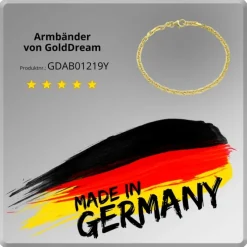 GoldDream Damen Armband 18,7cm Gelbgold 8 Karat GDAB01219Y
