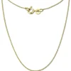 GoldDream Damen Colliers Halskette 50cm Gelbgold 8 Karat GDKB00550Y